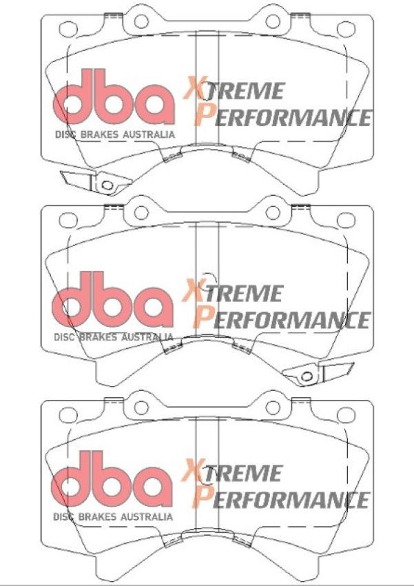 Disc Brakes Australia DB1838XP Front Xtreme Performance Brake Pads