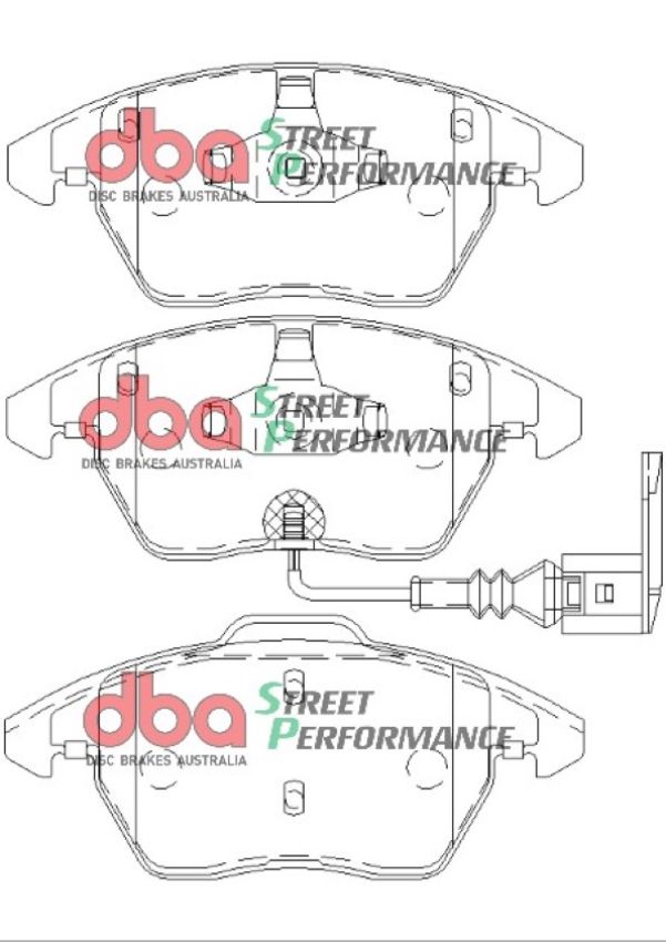 Disc Brakes Australia DB1849SP Front Street Performance Brake Pads