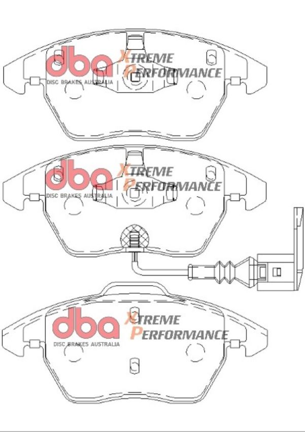 Disc Brakes Australia DB1849XP Front Xtreme Performance Brake Pads