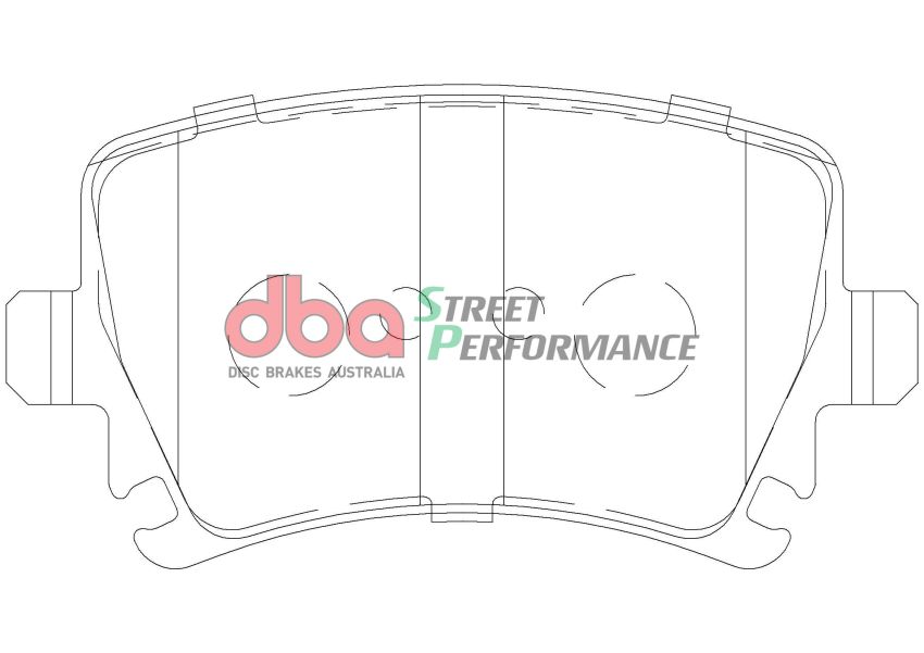 Disc Brakes Australia DB1865SP Rear Street Performance Brake Pads
