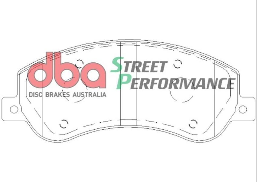 Disc Brakes Australia DB1915SP Front Street Performance Brake Pads
