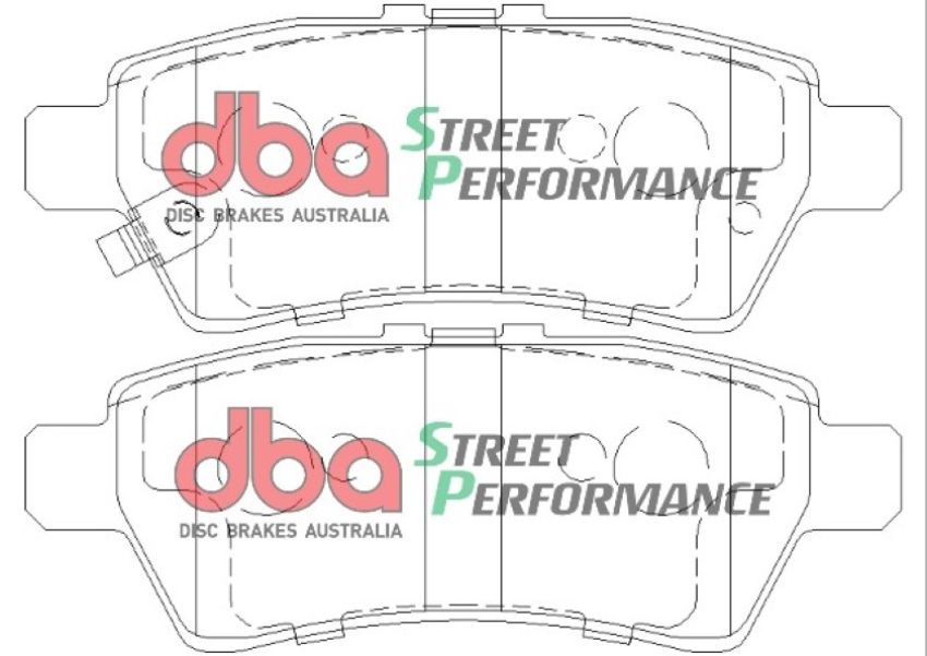 Disc Brakes Australia DB1919SP Rear Street Performance Brake Pads
