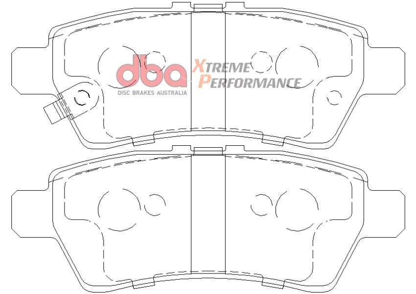 Disc Brakes Australia DB1919XP Rear Xtreme Performance Brake Pads