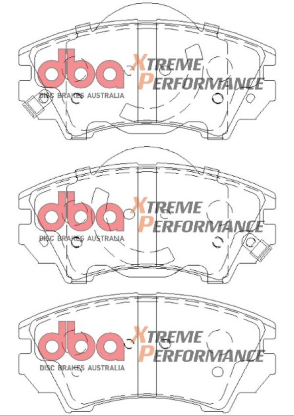Disc Brakes Australia DB1925XP Front Xtreme Performance Brake Pads