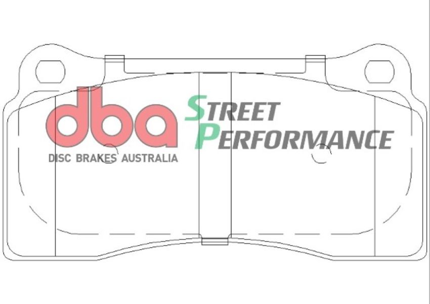 Disc Brakes Australia DB1935SP Front Street Performance Brake Pads