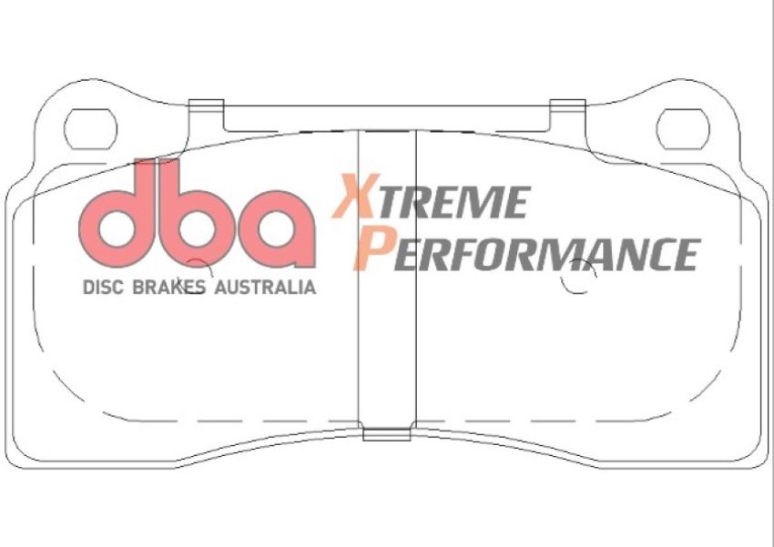Disc Brakes Australia DB1935XP Front Xtreme Performance Brake Pads