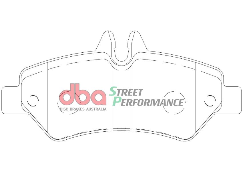 Disc Brakes Australia DB1972SP Rear Street Performance Brake Pads