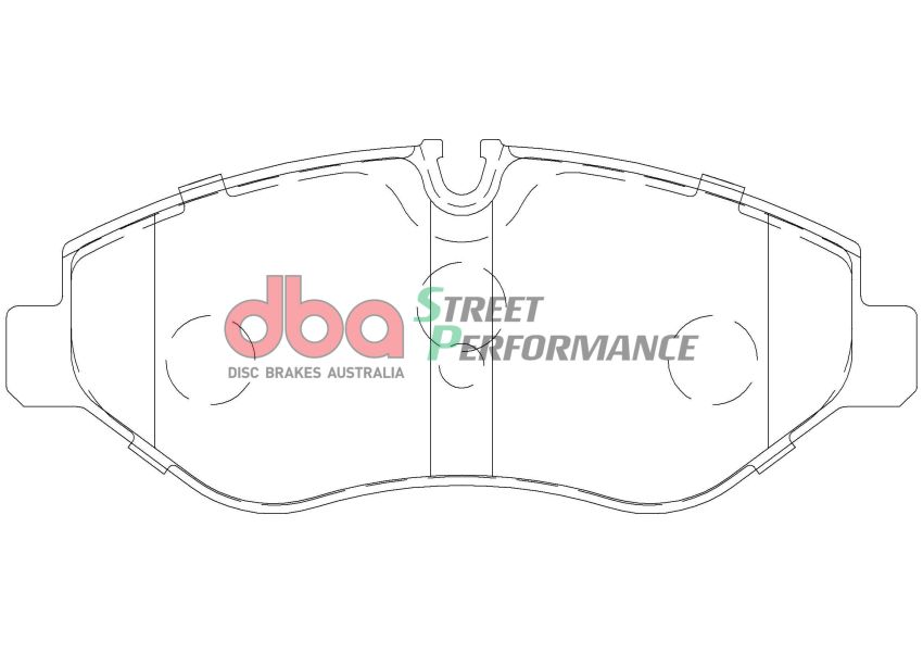 Disc Brakes Australia DB1973SP Front Street Performance Brake Pads