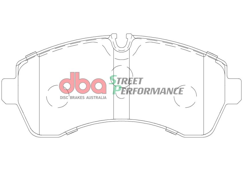 Disc Brakes Australia DB1974SP Front Street Performance Brake Pads