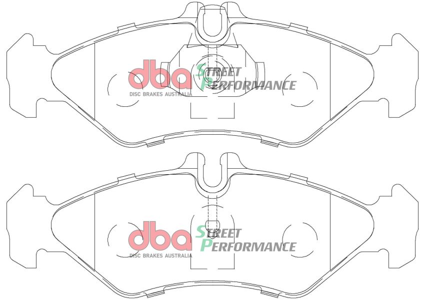Disc Brakes Australia DB1978SP Rear Street Performance Brake Pads