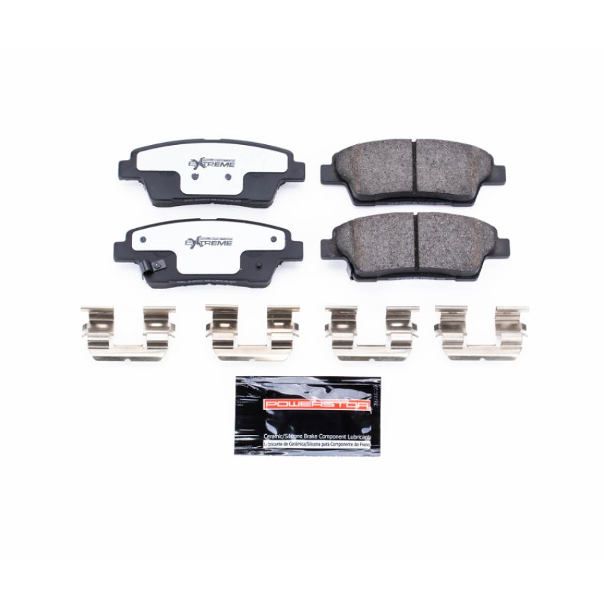 PowerStop Z26-1551 PowerStop - Z26 Performance Carbon-Fiber Ceramic Brake Pads with Hardware Kit