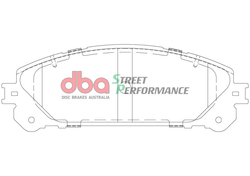 Disc Brakes Australia DB2004SP Front Street Performance Brake Pads