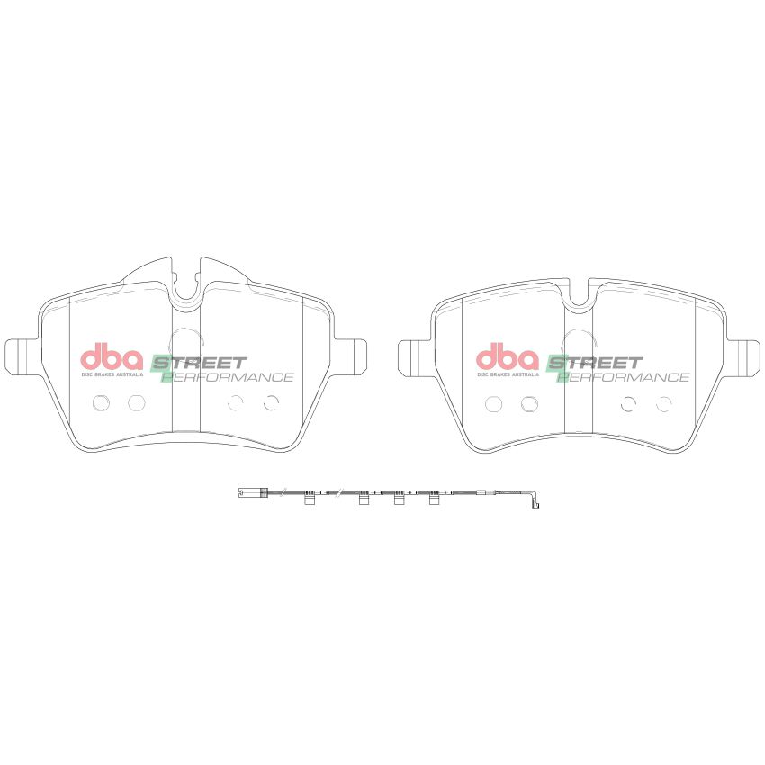 Disc Brakes Australia DB2052SP Front Street Performance Brake Pads