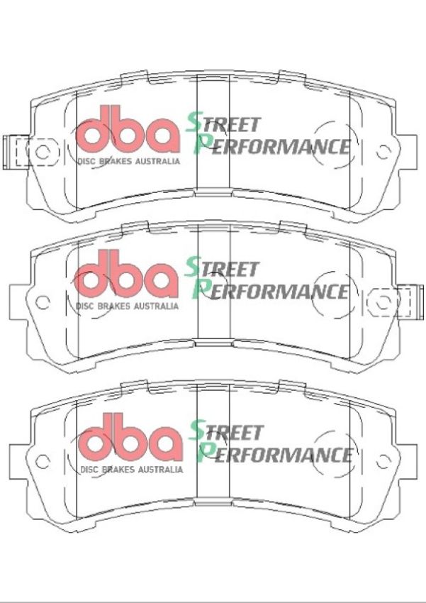 Disc Brakes Australia DB2060SP Rear Street Performance Brake Pads