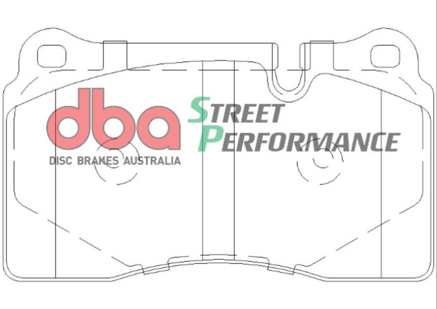 Disc Brakes Australia DB2073SP Front Street Performance Brake Pads