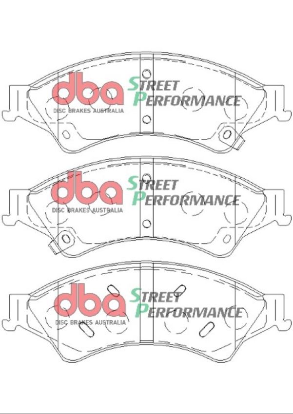 Disc Brakes Australia DB2074SP Front Street Performance Brake Pads