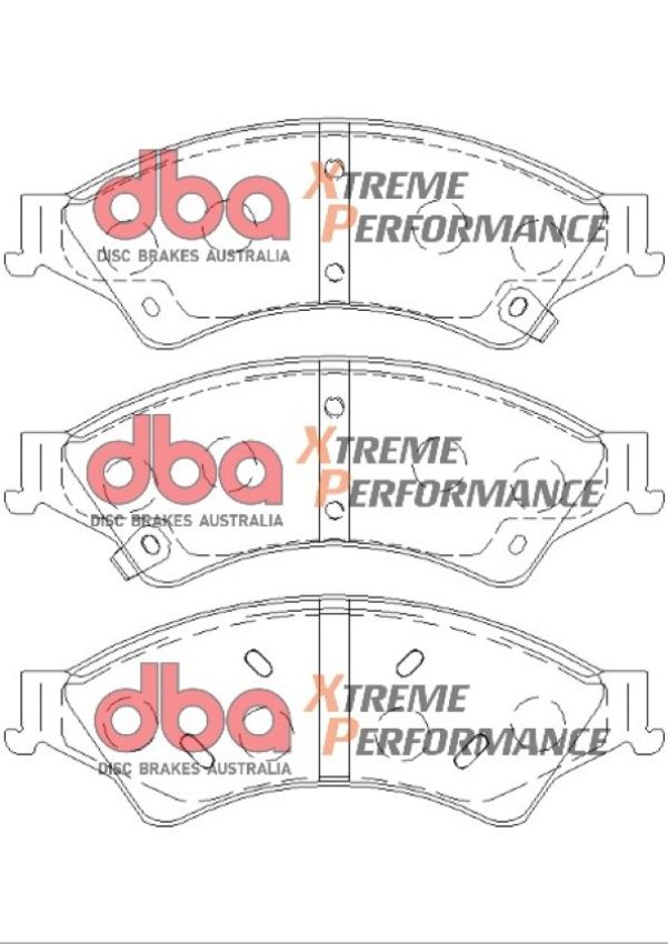 Disc Brakes Australia DB2074XP Front Xtreme Performance Brake Pads
