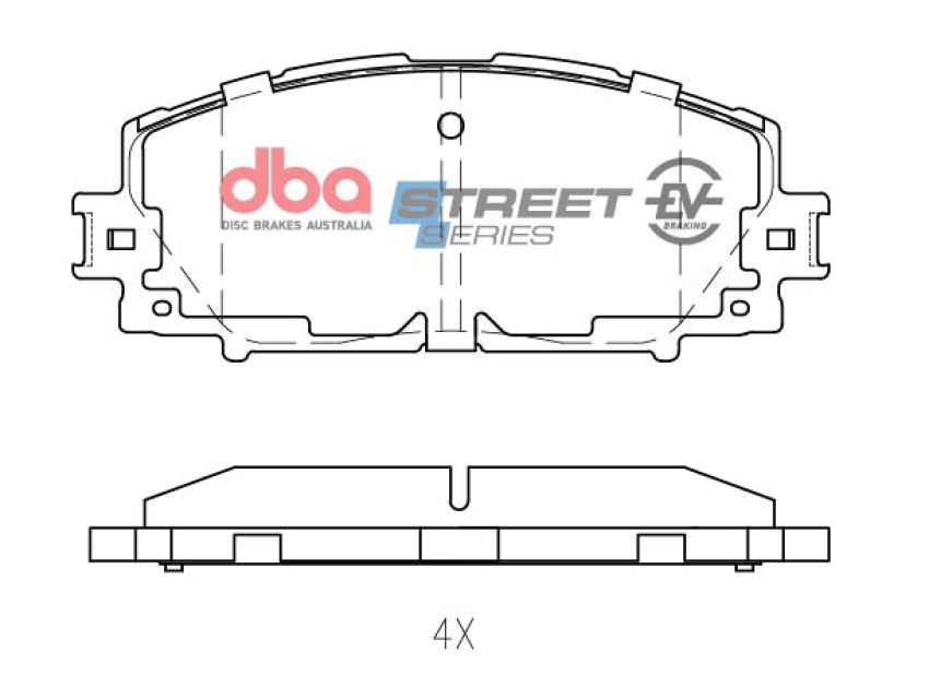 Disc Brakes Australia DB2159SSEV Front Street Series EV Brake Pads