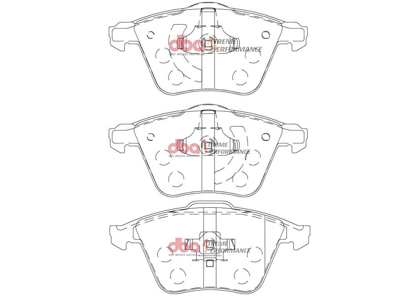 Disc Brakes Australia DB2176XP Front Xtreme Performance Brake Pads