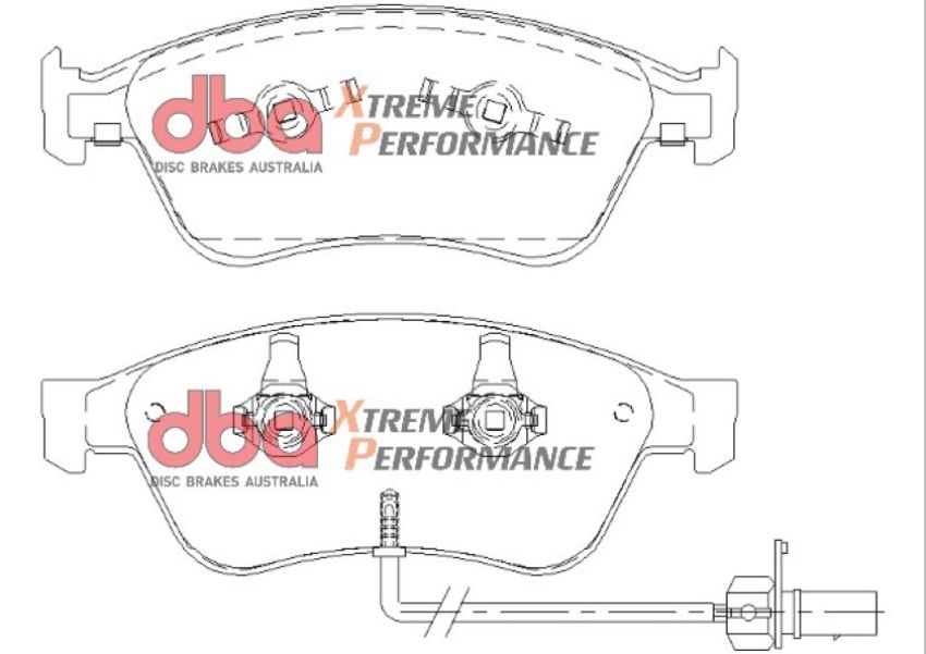 Disc Brakes Australia DB2202XP Front Xtreme Performance Brake Pads