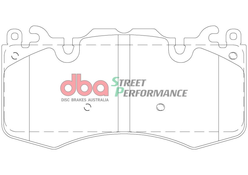 Disc Brakes Australia DB2204SP Front Street Performance Brake Pads