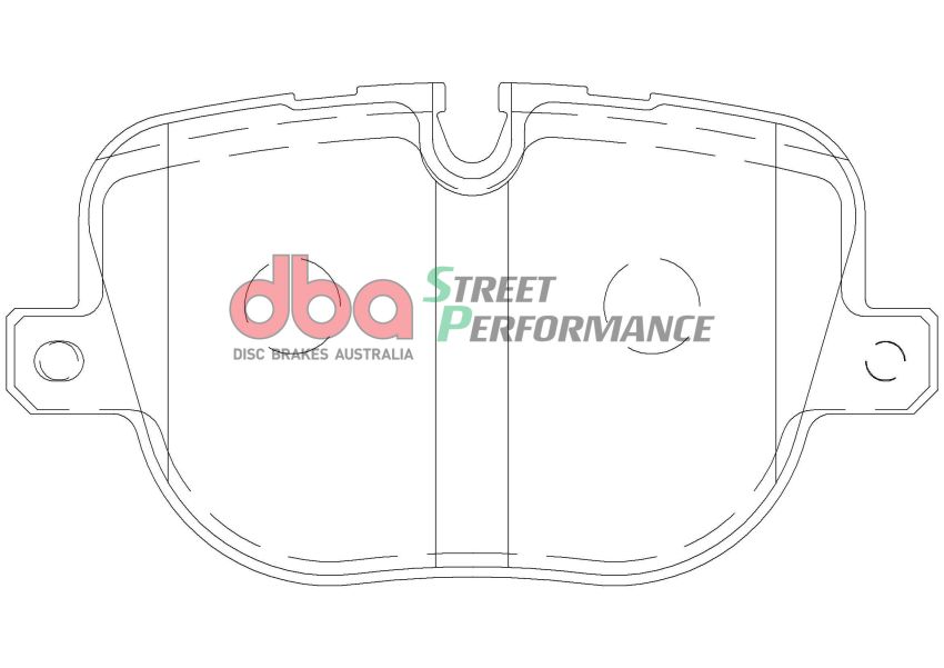 Disc Brakes Australia DB2207SP Rear Street Performance Brake Pads