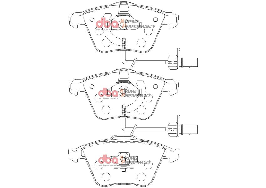 Disc Brakes Australia DB2210XP Front Xtreme Performance Brake Pads