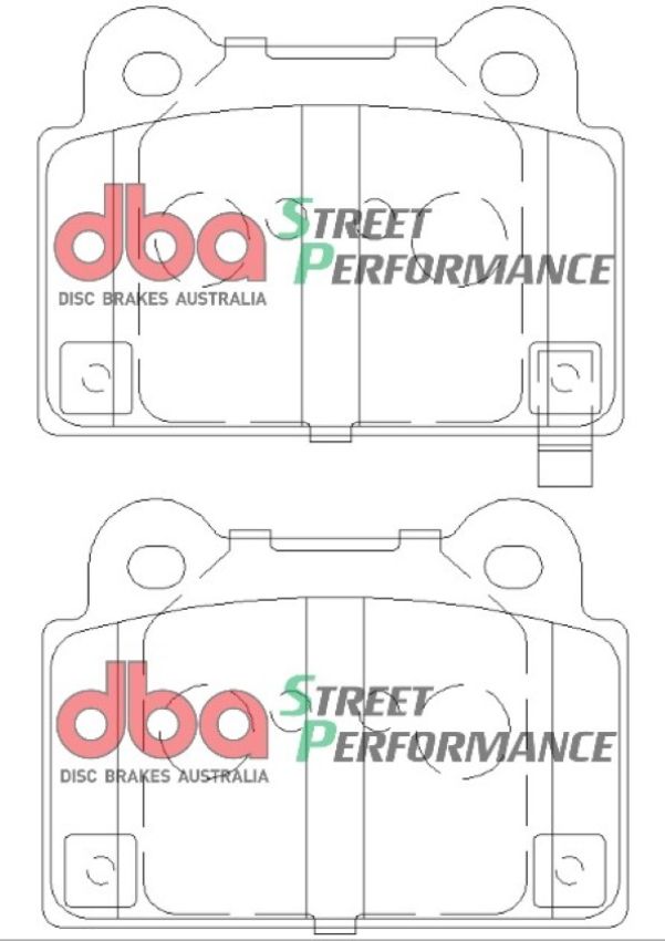 Disc Brakes Australia DB2215SP Rear Street Performance Brake Pads