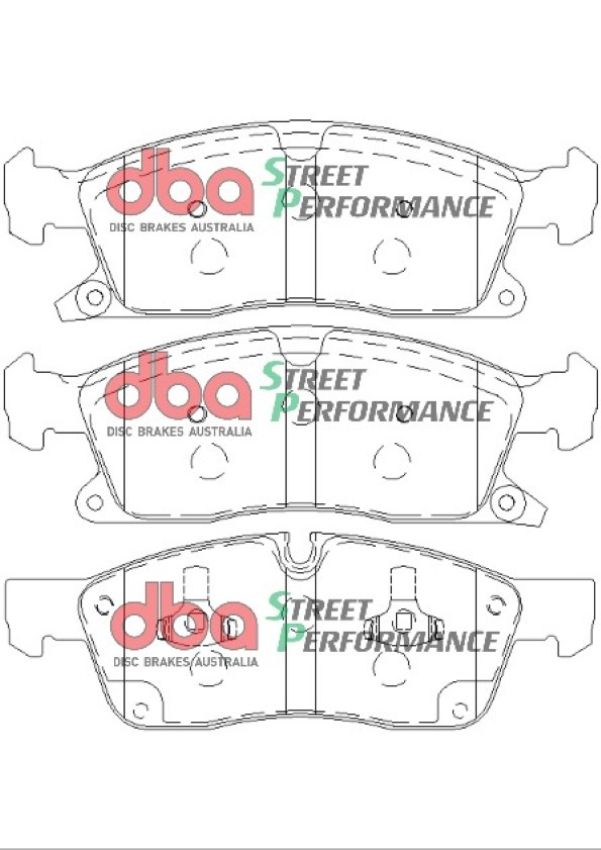 Disc Brakes Australia DB2216SP Front Street Performance Brake Pads