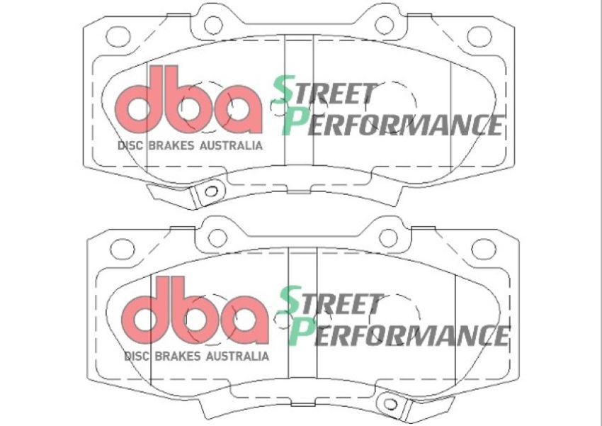 Disc Brakes Australia DB2221SP Front Street Performance Brake Pads