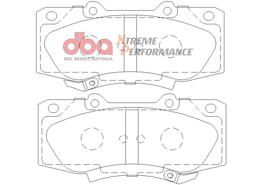 Disc Brakes Australia DB2221XP Front Xtreme Performance Brake Pads