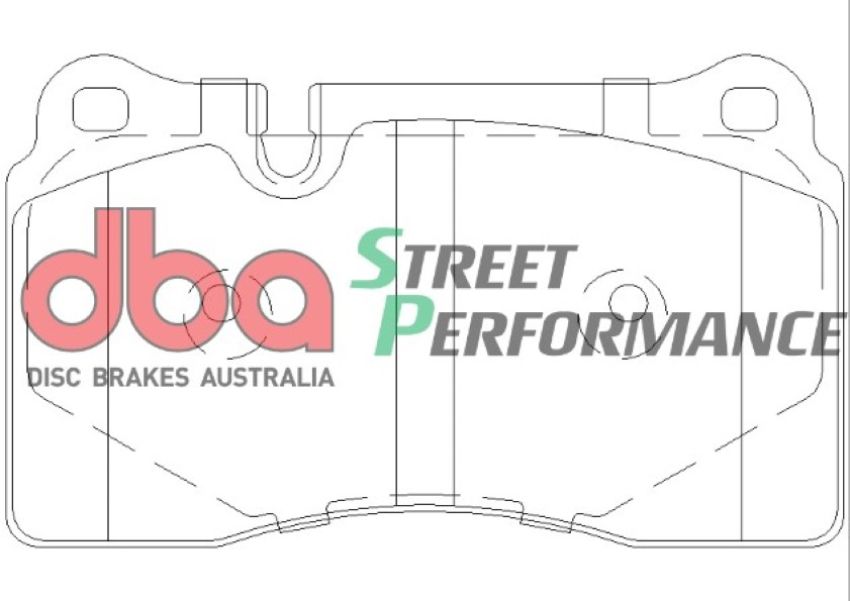 Disc Brakes Australia DB2228SP Front Street Performance Brake Pads