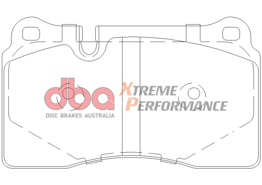 Disc Brakes Australia DB2228XP Front Xtreme Performance Brake Pads