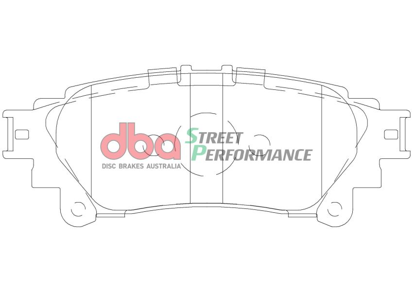 Disc Brakes Australia DB2245SP Rear Street Performance Brake Pads