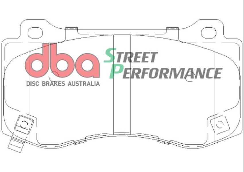 Disc Brakes Australia DB2259SP Front Street Performance Brake Pads