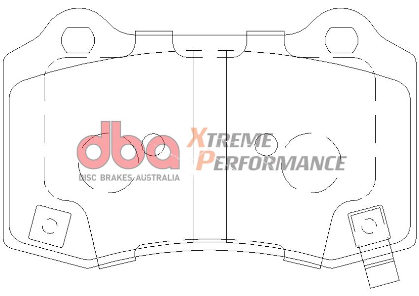 Disc Brakes Australia DB2260XP Rear Xtreme Performance Brake Pads