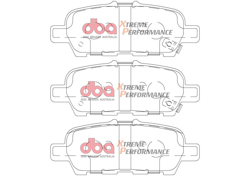 Disc Brakes Australia DB2340XP Rear Xtreme Performance Brake Pads