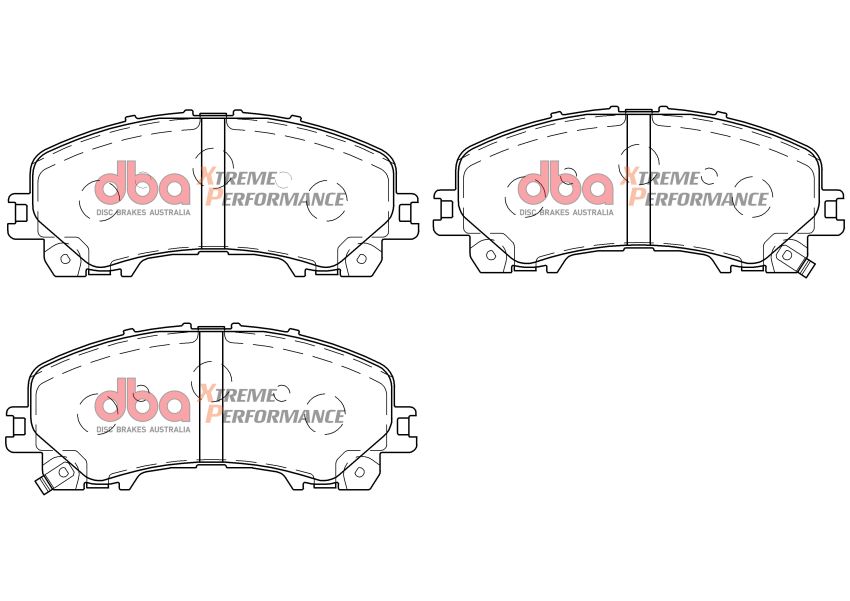 Disc Brakes Australia DB2341XP Front Xtreme Performance Brake Pads