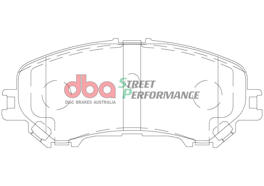 Disc Brakes Australia DB2345SP Front Street Performance Brake Pads