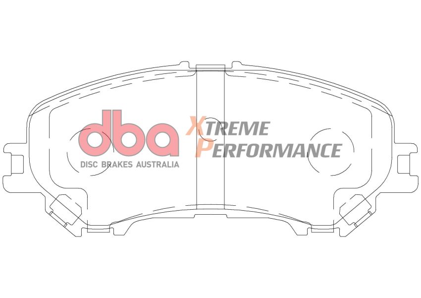 Disc Brakes Australia DB2345XP Front Xtreme Performance Brake Pads