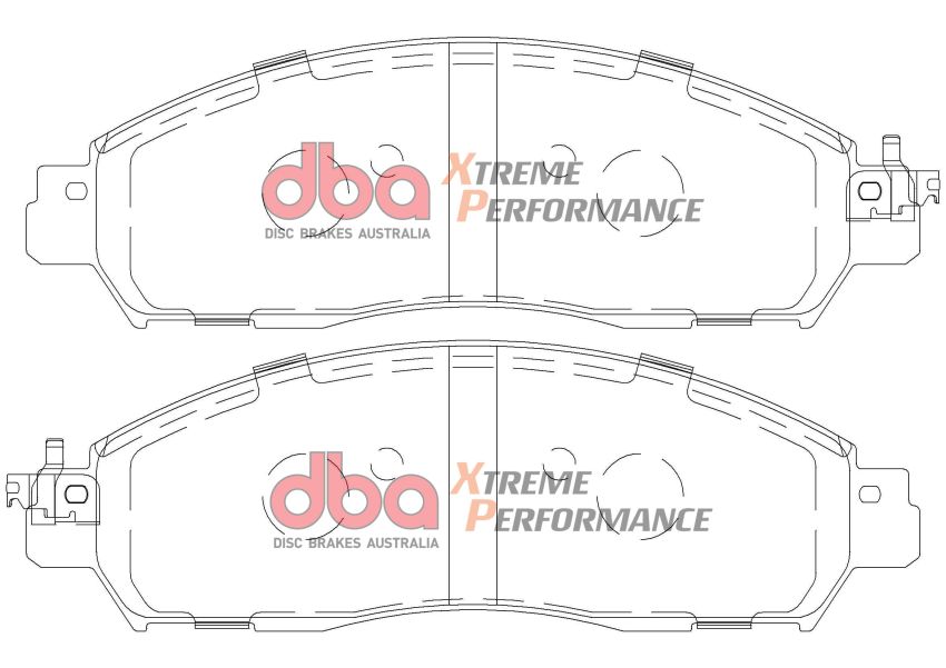 Disc Brakes Australia DB2374XP Front Xtreme Performance Brake Pads