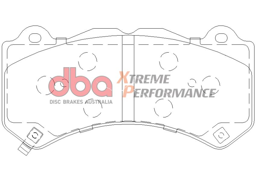 Disc Brakes Australia DB2375XP Front Xtreme Performance Brake Pads