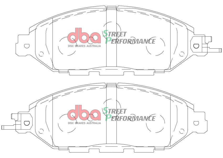 Disc Brakes Australia DB2378SP Front Street Performance Brake Pads