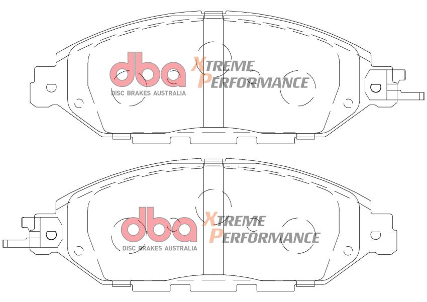 Disc Brakes Australia DB2378XP Front Xtreme Performance Brake Pads