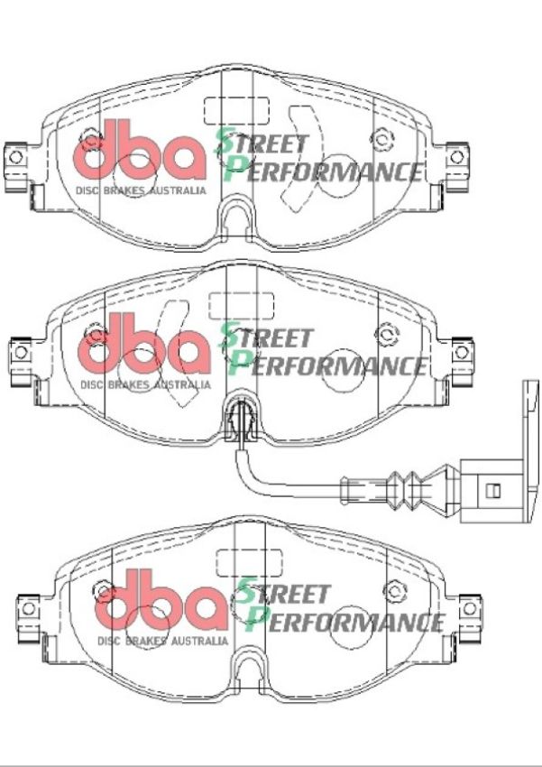 Disc Brakes Australia DB2383SP Front Street Performance Brake Pads