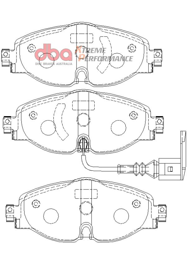 Disc Brakes Australia DB2383XP Front Xtreme Performance Brake Pads