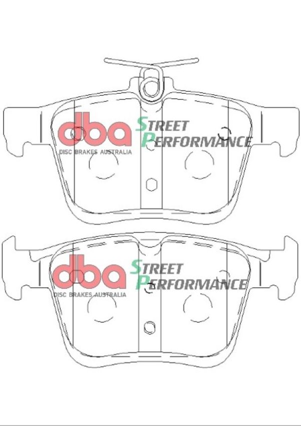 Disc Brakes Australia DB2384SP Rear Street Performance Brake Pads