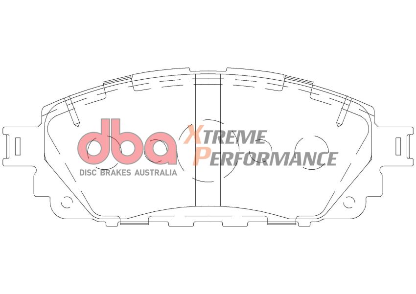 Disc Brakes Australia DB2396XP Front Xtreme Performance Brake Pads