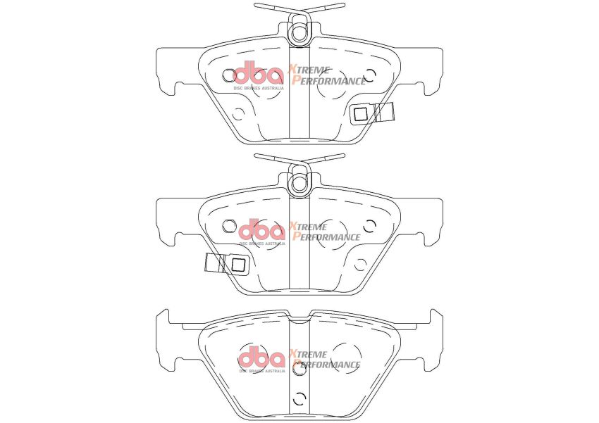 Disc Brakes Australia DB2398XP Rear Xtreme Performance Brake Pads