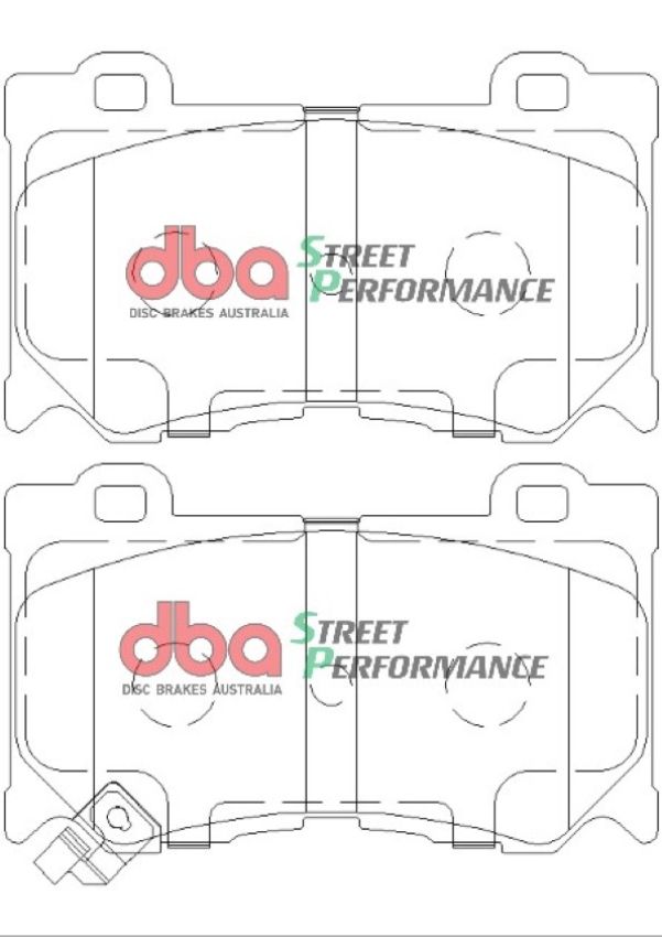 Disc Brakes Australia DB2400SP Front Street Performance Brake Pads